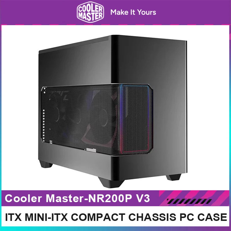 Cooler Master Magic Cube Nr200p V3 เคสคอมพิวเตอร์แชสซีขนาดเล็กรองรับอลูมิเนียม Itx แบบพกพาเดสก์ท็อปโ