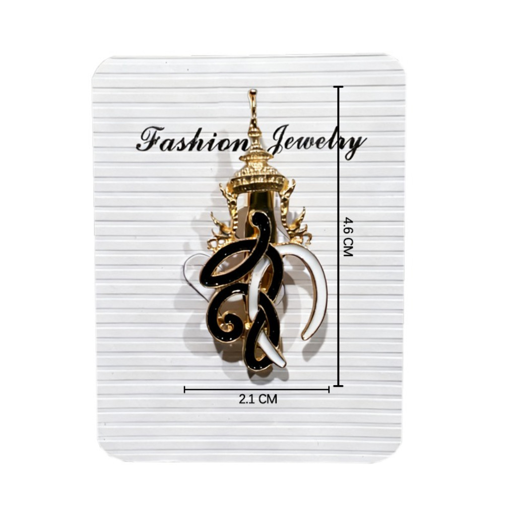 '' พร้อมส่งจากไทย '' เข็มกลัดไว้อาลัย เข็มกลัดริบบิ้นสีดำ เข็มกลัดโบว์สีดำ เข็มกลัดติดอกเสื้อ ป้ายอนุสรณ์ เข็มกลัด - รูปที่ 4