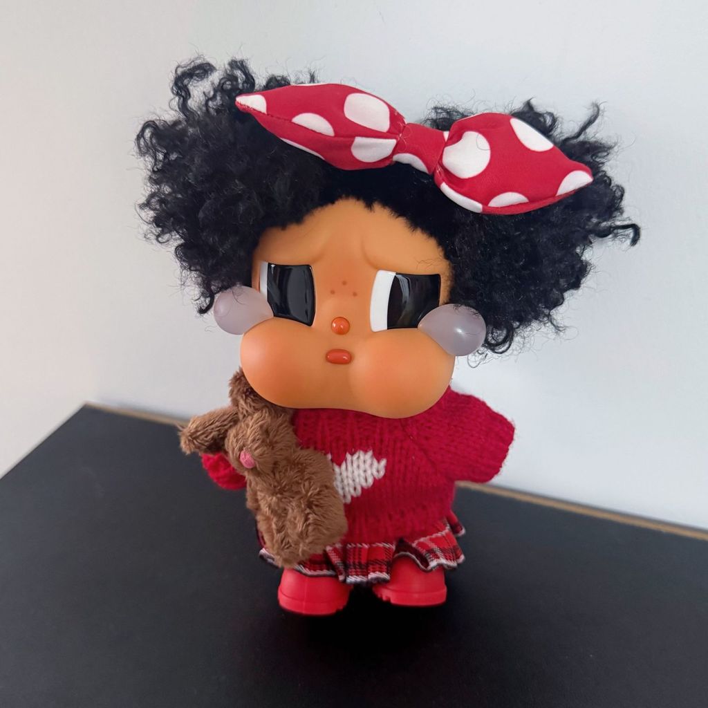 สําหรับ CRYBABY Vacation Mode On เสื้อกันหนาวชุดรองเท้าสําหรับร้องไห้เด็ก labubu 17 ซม. ชุดตุ๊กตาอุปกรณ์เสริม - รูปที่ 6