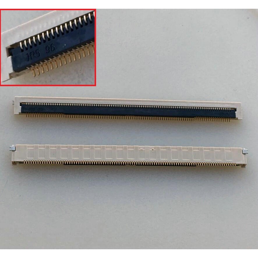 Original HRS FFC FPC Slot Socket 96P 96 Pin Gold-Plated Pin 0.5 Pitch 96S Roll Tape