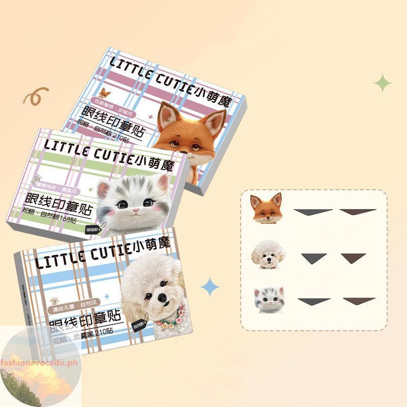 FHPH 168/210 ชิ้นอายไลเนอร์ซีลสติกเกอร์น้ําทนเหงื่อ Fitting Swollen Eye Blister ปรับ Eye Eyeliner Pa