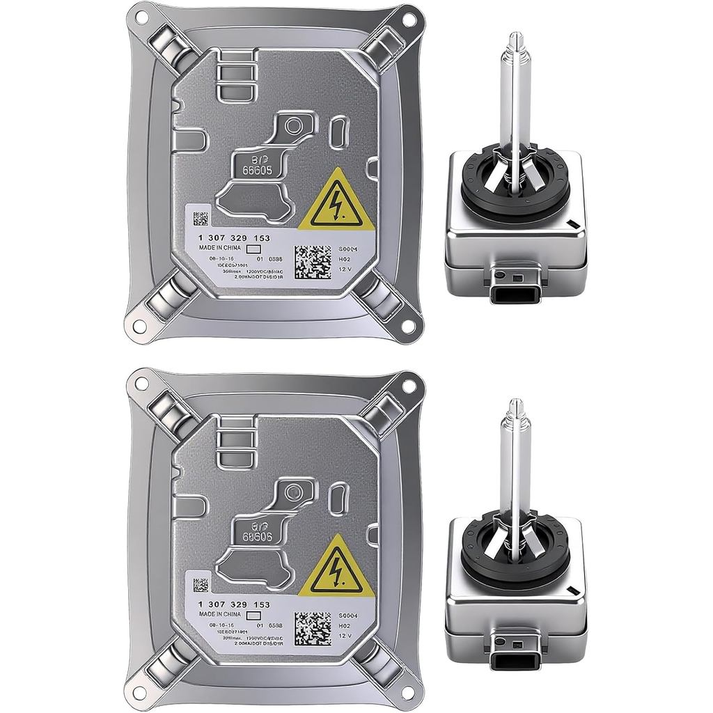 2PCS HID Ballast ชุดหลอดไฟ,ใช้งานร่วมกับ 2006-2016 Cadillac DTS, BMW 328i 335i M3 X3 X5 E90 E92 E93,