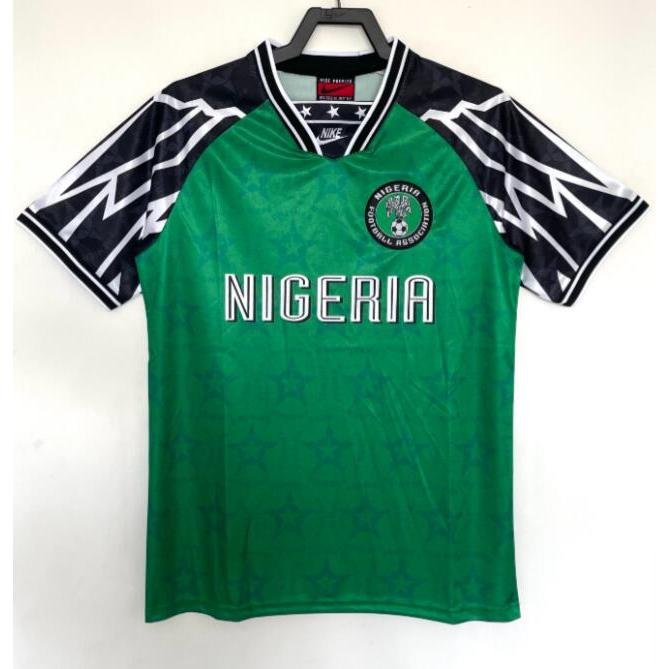 #NGR 94-95 Home Retro Soccer Jersey Football #OKOCHA