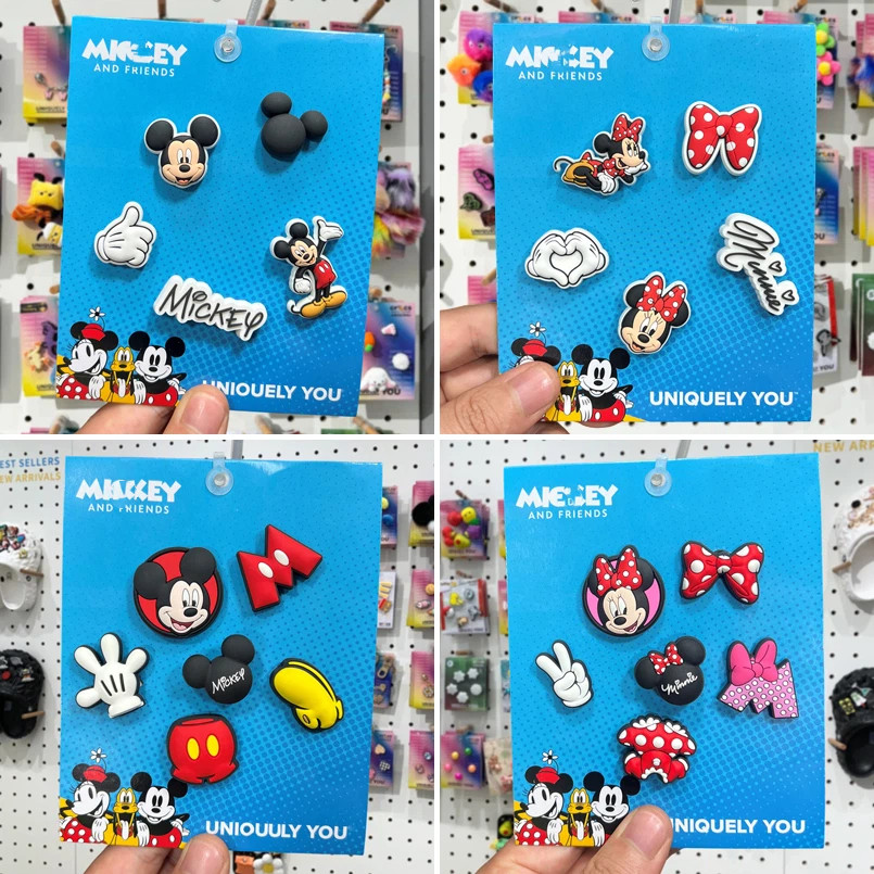 Shoe Charms 【5~6PCS】  มิกค์มินน์ สไตล์DIY สำหรับตกแต่งรองเท้าให้น่ารักตามแฟชั่น