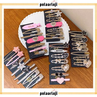 PA Set Jepit Rambut Card Min Metal Wanita Model Kekinian Fashion Korea IR130