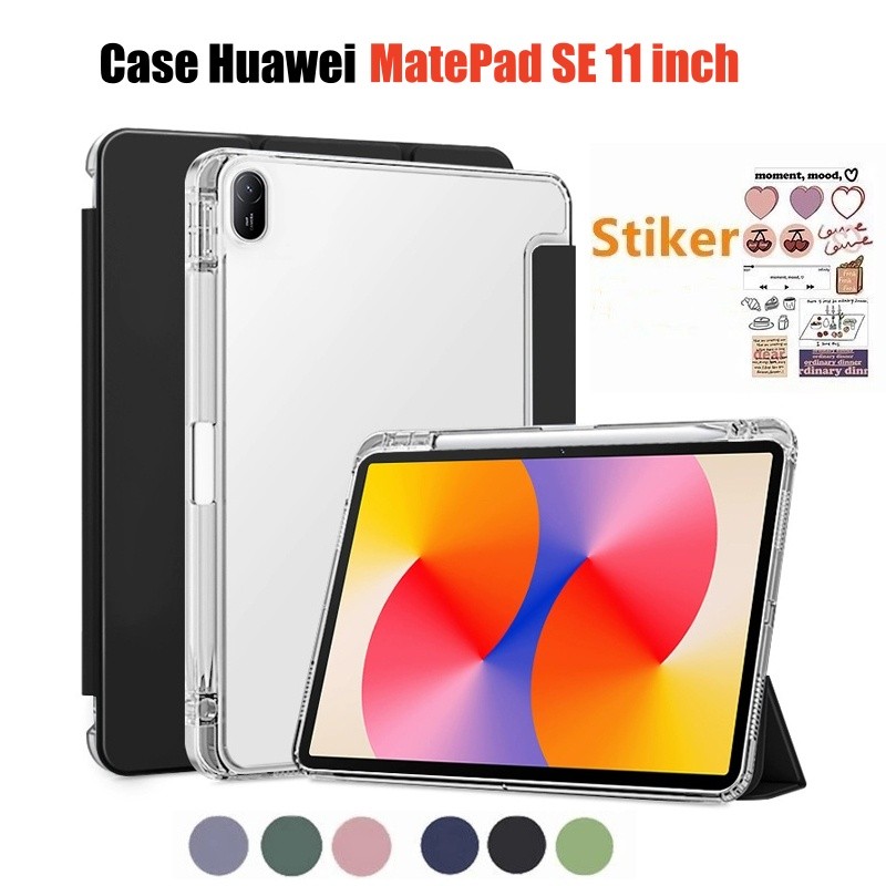 เคส Huawei MatePad SE เคส 11 นิ้วสําหรับ Huawei Pad 11 "/Mate Pad 11 นิ้วพร้อมที่ใส่ดินสอแม่เหล็กฝาค