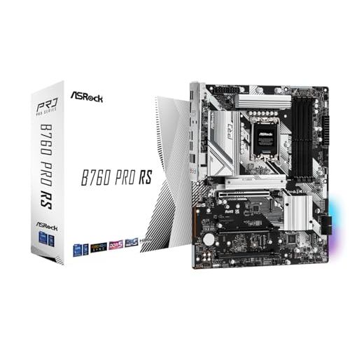 ASRock Motherboard B760 Pro RS Compatible with Intel 12th and 13th Generation CPUs (LGA1700) B760 Ch