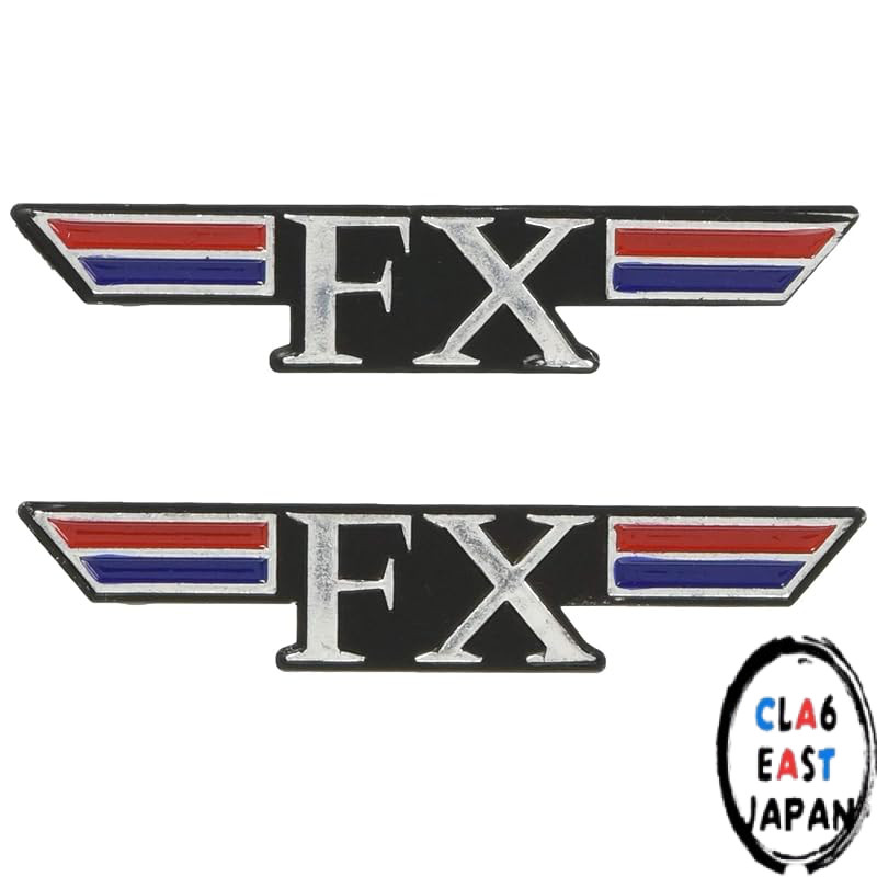 【425】 FX Emblem Two-Piece Set for Z400FX FX-EMBLEM FX-EMBLEM