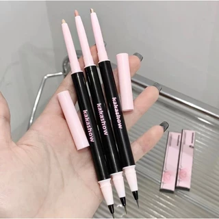 my-shop: E722ไฮไลท์ดวงตาแบบ อายไลเนอร์ ไฮกลอส ความรู้สึกสามมิติ เรียบ ติดทนยาวนาน ปากกาอายแช