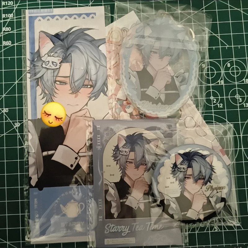 ยุบรถไฟดาวนั้น Moment Chabe Irish Hengteng Wild Boy Servant Series ป้ายอะนิเมะเกมโพลารอยด์จี้ตั๋วเลเ