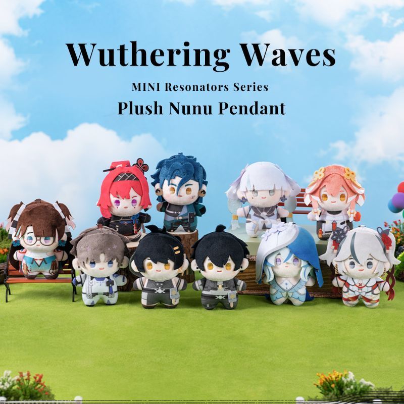 สั่งซื้อล่วงหน้าเกม Wuthering Waves ของแท้อย่างเป็นทางการ MINI Resonators Series พวงกุญแจ Plush Nunu – Jinxi, Changli, Shorekeeper, Tsubaki, Collection 4H7L