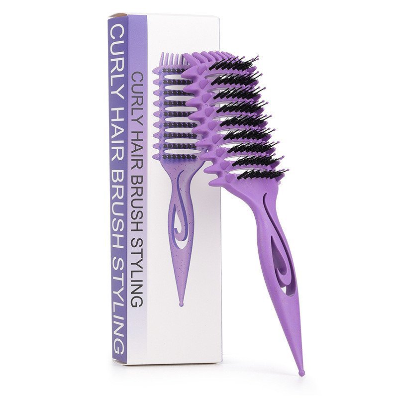 ผมตรงหวี Body hair Care หวีเครื่องเป่าผม Hairdressing ซี่โครงหวี Hollow Curly จัดแต่งทรงผมหวีผม G4ZN