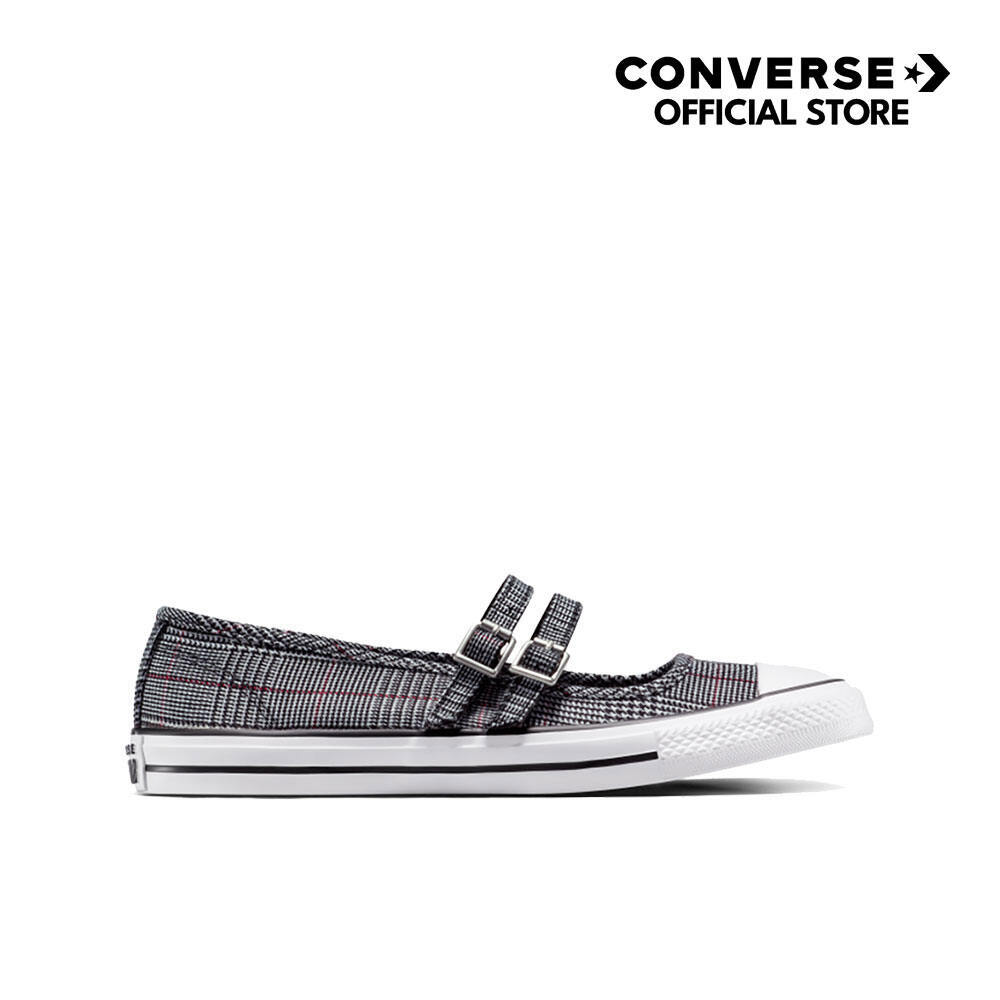 CONVERSE รองเท้า CTAS DAINTY MARY JANE PLAID SLIP BLACK/WHITE ผู้หญิง A14160CF_F5BKWT