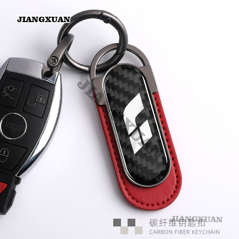 Li Auto Car คาร์บอนไฟเบอร์พวงกุญแจรถจักรยานยนต์สร้างสรรค์พวงกุญแจ L6 L7 L9 MEGA