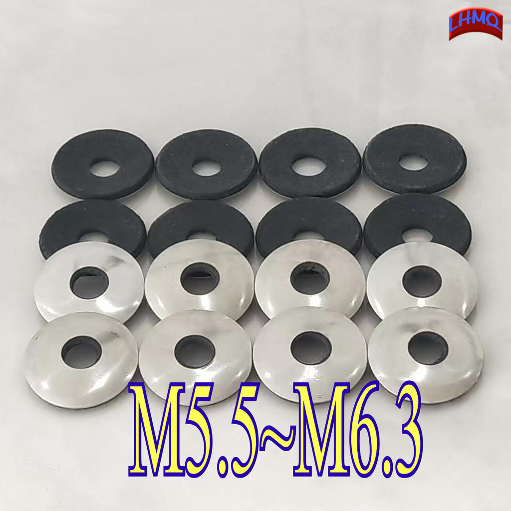 แหวนรอง กันน้ำซึม กันรั่ว แหวนรองน็อตหลังคา /ealing EPDM Washer/อลูมิเนียม / สังกะสี/M5.5/M6.3 LHMQ-