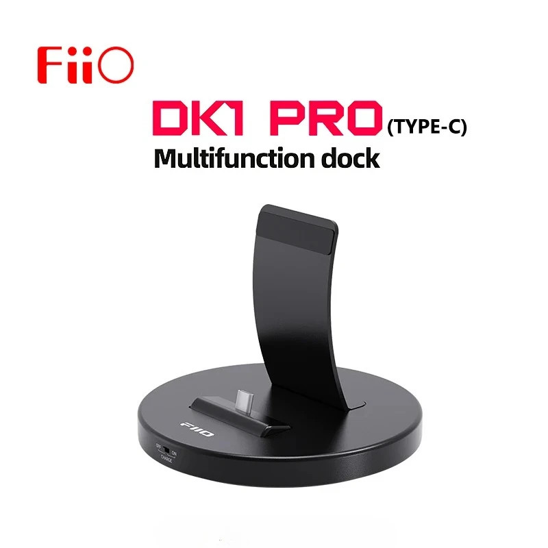 FiiO DK1 PRO มัลติฟังก์ชั่นอลูมิเนียม Type-C แท่นชาร์จสําหรับ M23 M11 PLUS M15