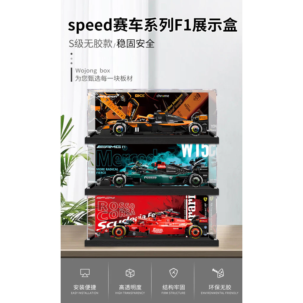 กล่องอะคริลิคกันฝุ่นสำหรับเลโก้ Speed Champions 77242 77244 77251 thumbnail 7