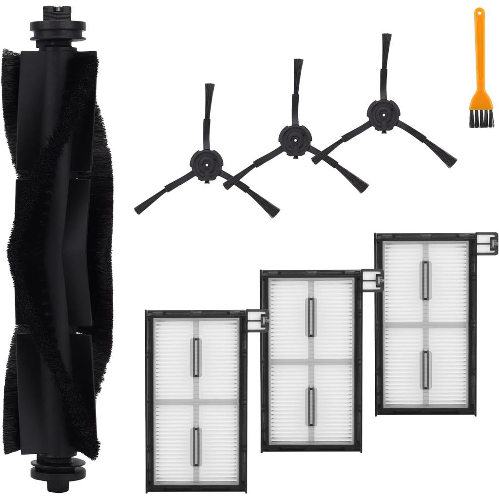 ชิ้นส่วนอะไหล่สําหรับเครื่องดูดฝุ่นหุ่นยนต์ Eufy x8 Pro Series 8 ชิ้น - x8 Pro ชุดอุปกรณ์, แปรงหลัก 