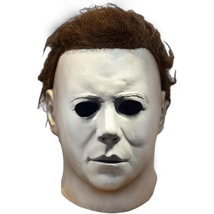MILRCH Michael Myers mask 1978 หน้ากากยางภาพยนตร์ฮาโลวีน หน้ากากสยองขวัญเหมือนจริง หน้ากากคอสเพลย์ที่น่ากลัว