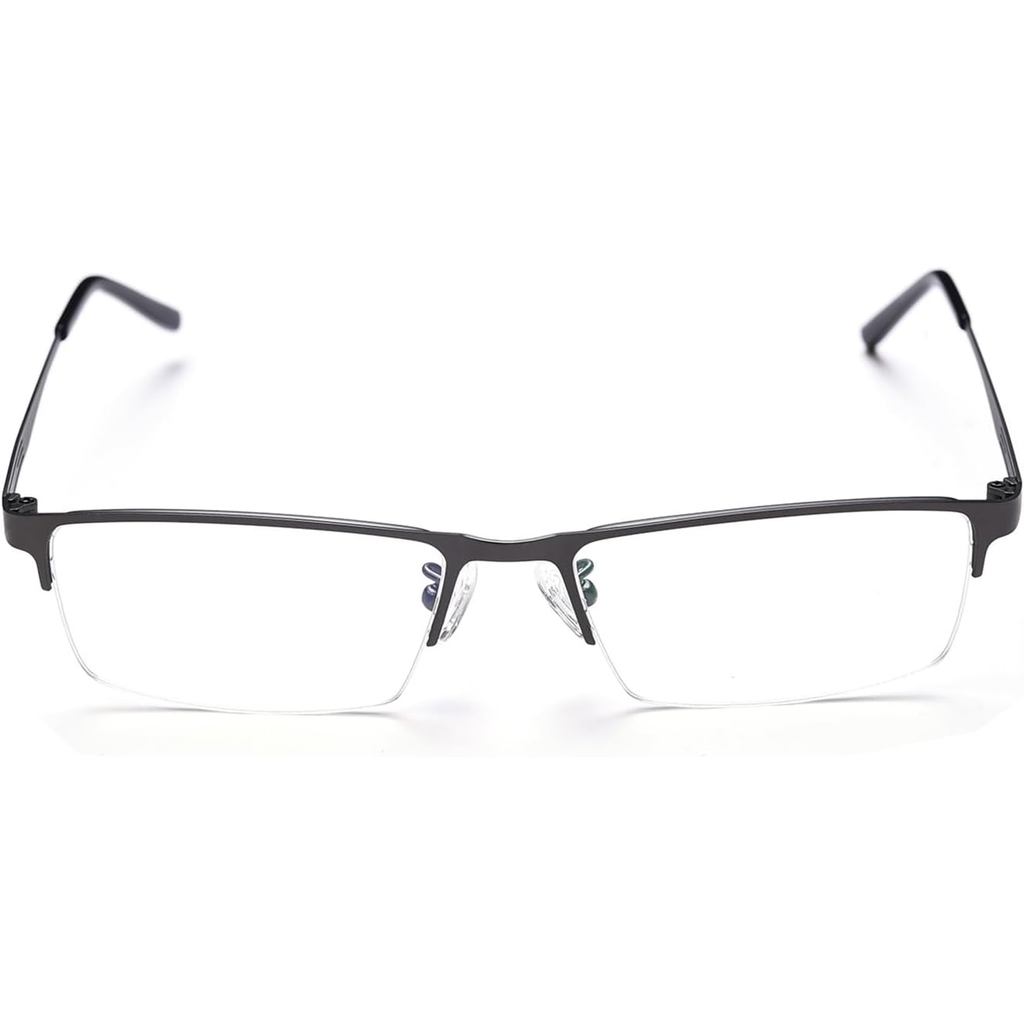Nearsighted Glasses Half Frame Titanium Alloy Myopia Glasses