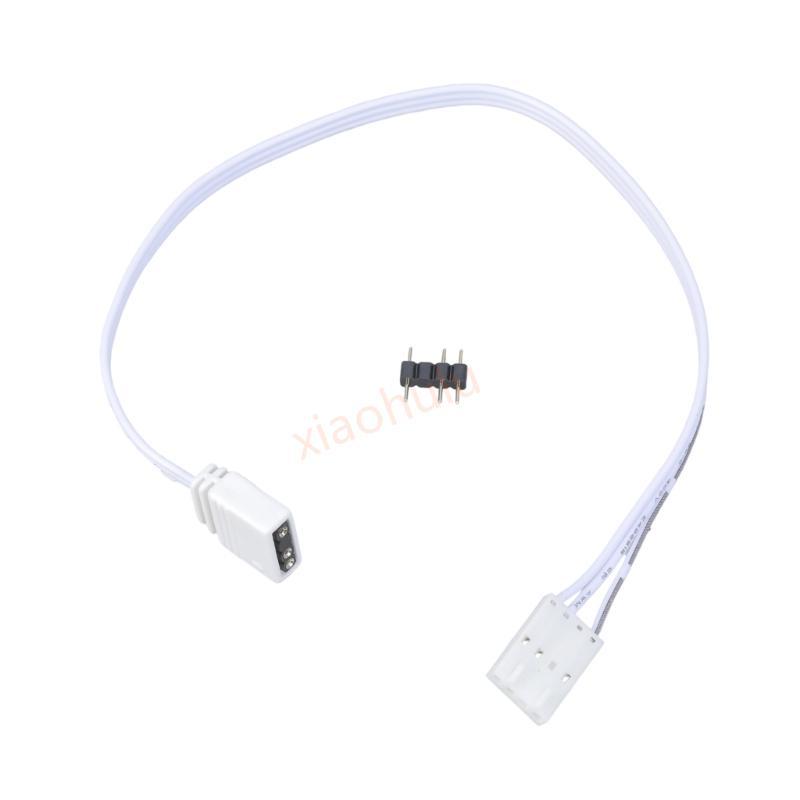 XHL สายแปลง ARGB 4 พินเป็นสายเคเบิลเชื่อมต่ออะแดปเตอร์ ARGB 4Pin 5V มาตรฐาน