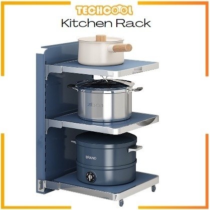 Kitchen racks household cabinets cabinets layered pot racks multifunction sinks multilayer pot stora