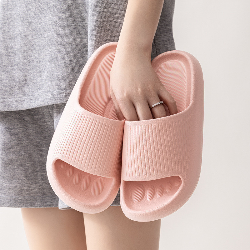 รองเท้าแตะอาบน้ำ อีวา กันลื่น ดีไซน์เรียบง่าย สวมได้ทั้งภายในและภายนอก แห้งไว - รูปที่ 3