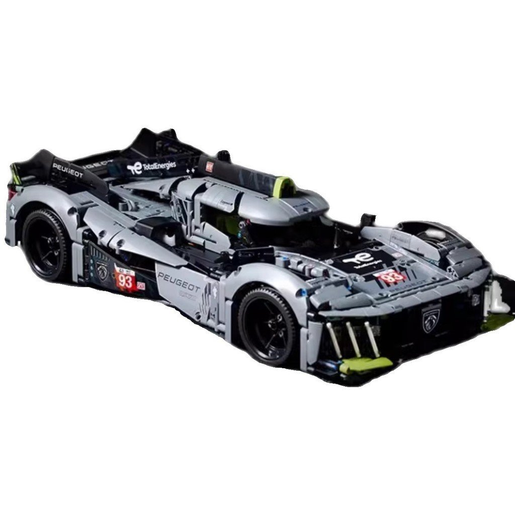 เข้ากันได้กับ Lego Mechanical Group Peugeot 9X8 Lemang รถแข่งรถ Supercar Boy ประกอบของเล่นบล็อกตัวต่