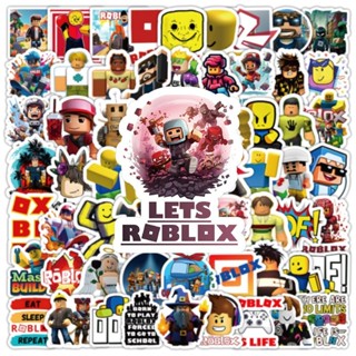 มายคราฟ Minecraft Roblox sticker 100pcs สติกเกอร์กันน้ำรูปแบ…