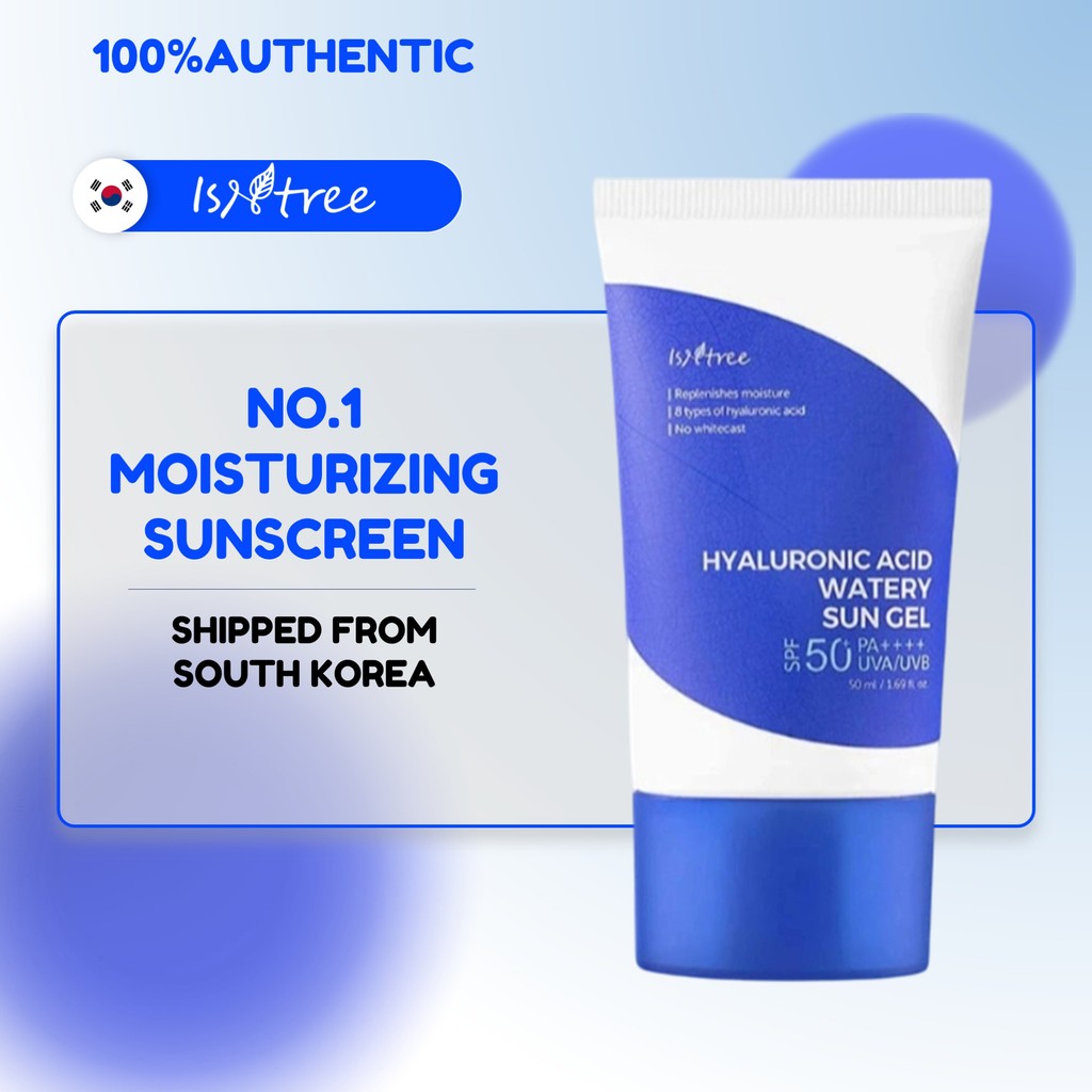 [Isntree]Centella Moisturizing Sun Gel,Water-Oil Balance SkinCare Sunscreen 50ml