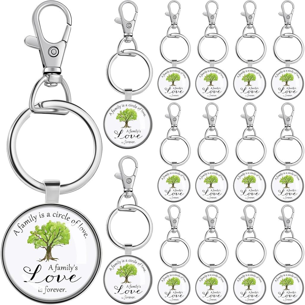 Landical Family Reunion Favors พวงกุญแจ Love Tree พวงกุญแจ Family Reunion ของขวัญสําหรับ Party Suppl