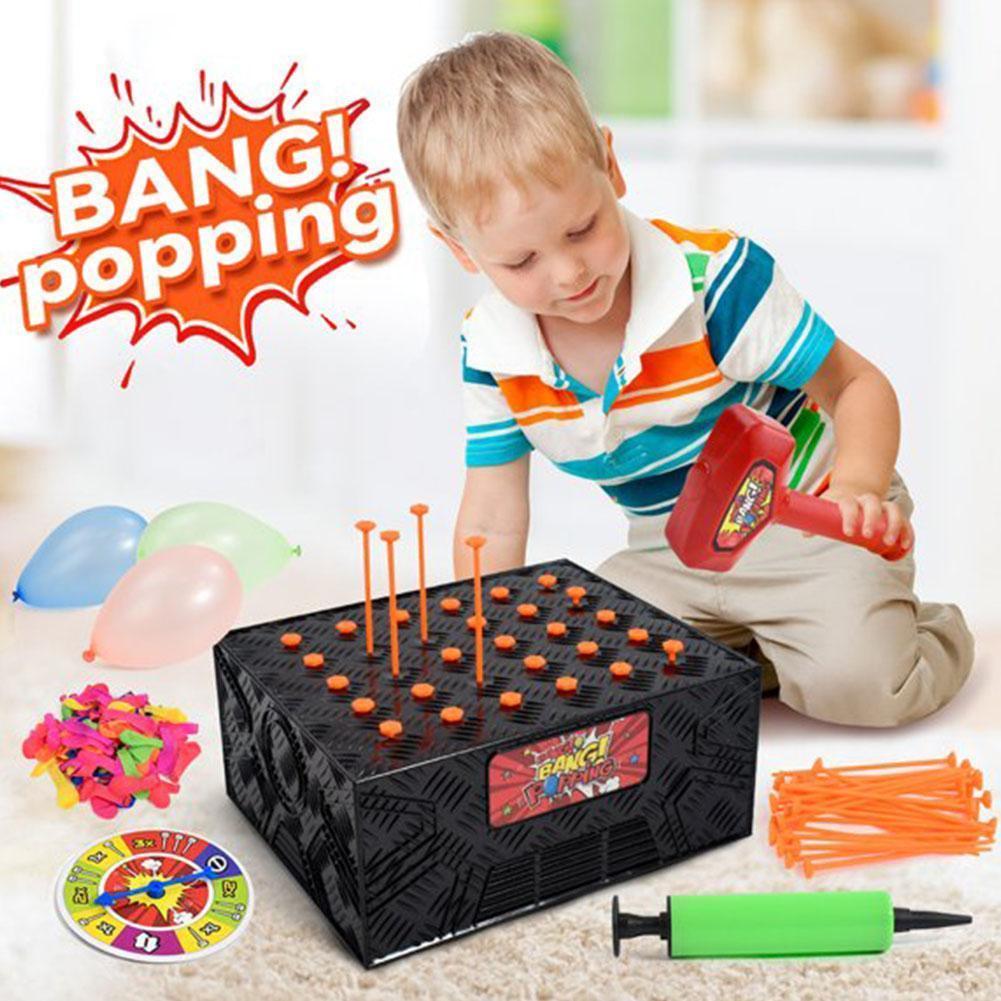 ใหม่กล่องบอลลูนสนุกWhack A Balloonเกมกล่องพลาสติกPopอเนกประสงค์Dont J2l8
