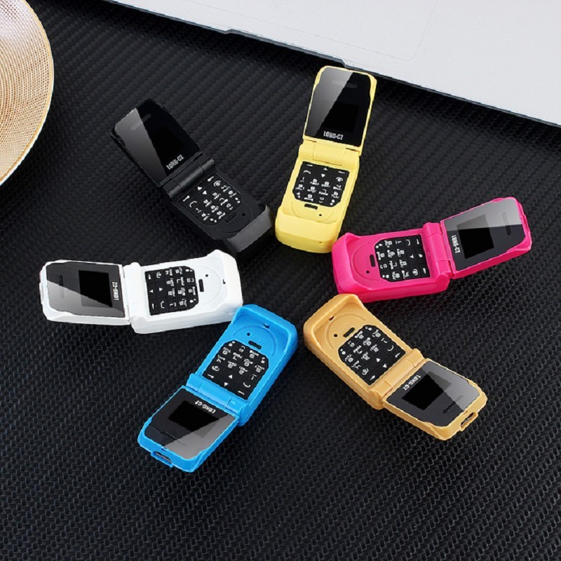 2025LONG J9 Ultra Small Mini Phone Pocket Mini Bluetooth Dial Flip Phone