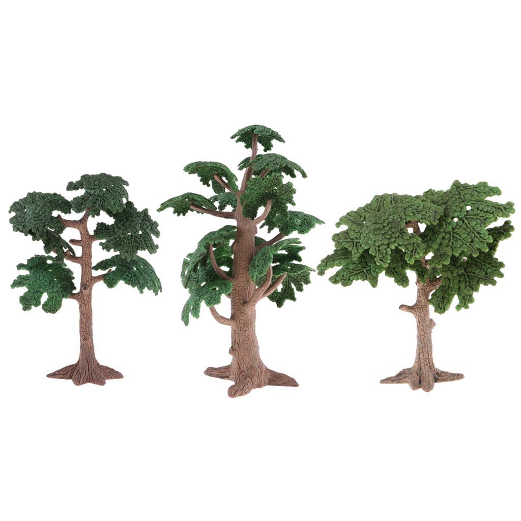 [mcqlqm] โบราณ Cycad Cypress Tree Trains Park โต๊ะทราย LAYOUT DIORAMAS Decor