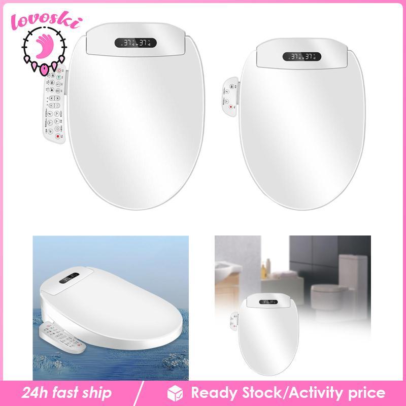 [Lovoski] Bidet Toilet Seat Toilet Bowl Cover Panel Buttons Soft Feminine Wash Toilet Cover for Wash