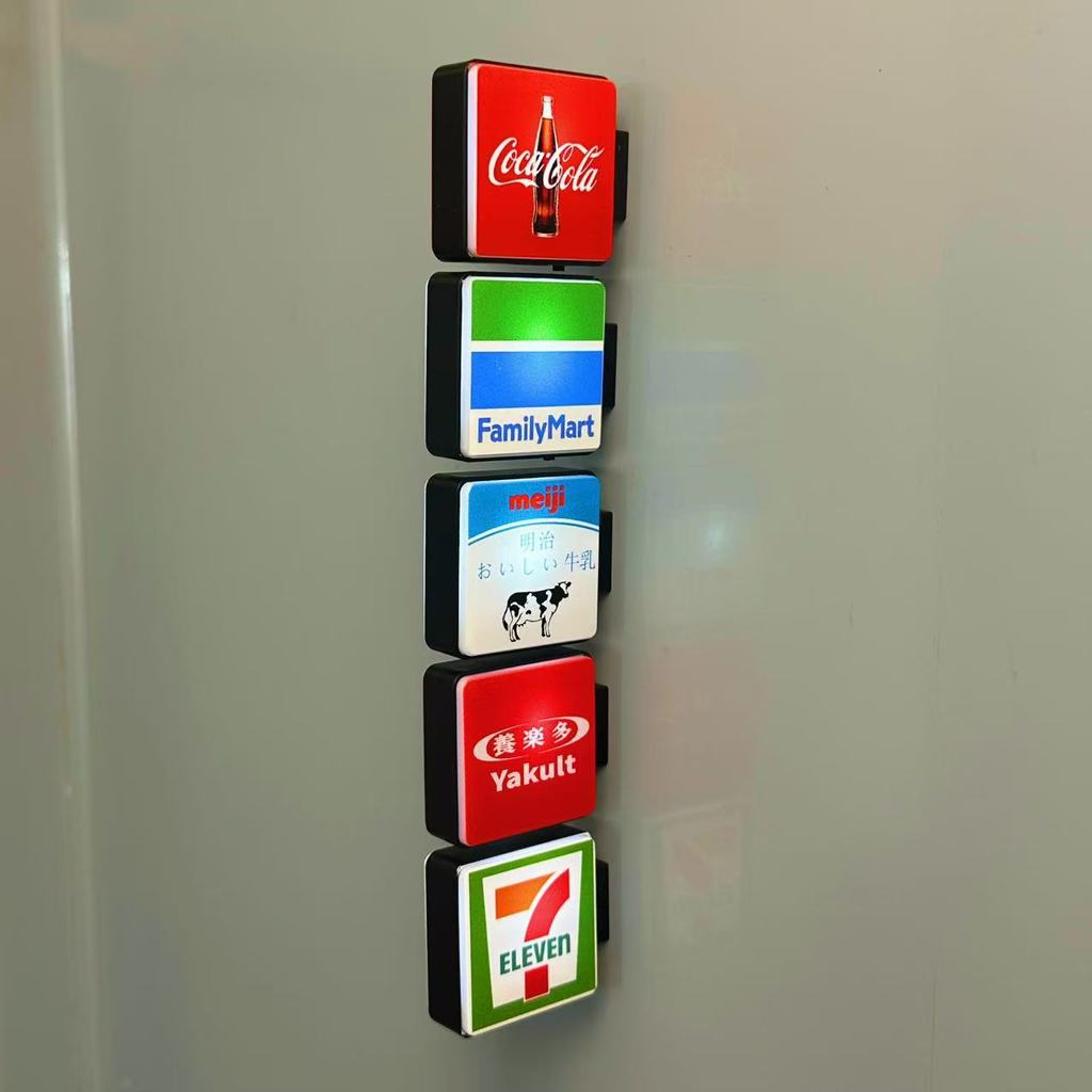 ร้านสะดวกซื้อญี่ปุ่น ป้ายนีออน แม่เหล็กติดตู้เย็น - 7-11 FamilyMart Lawson Miniature Light Up Decor
