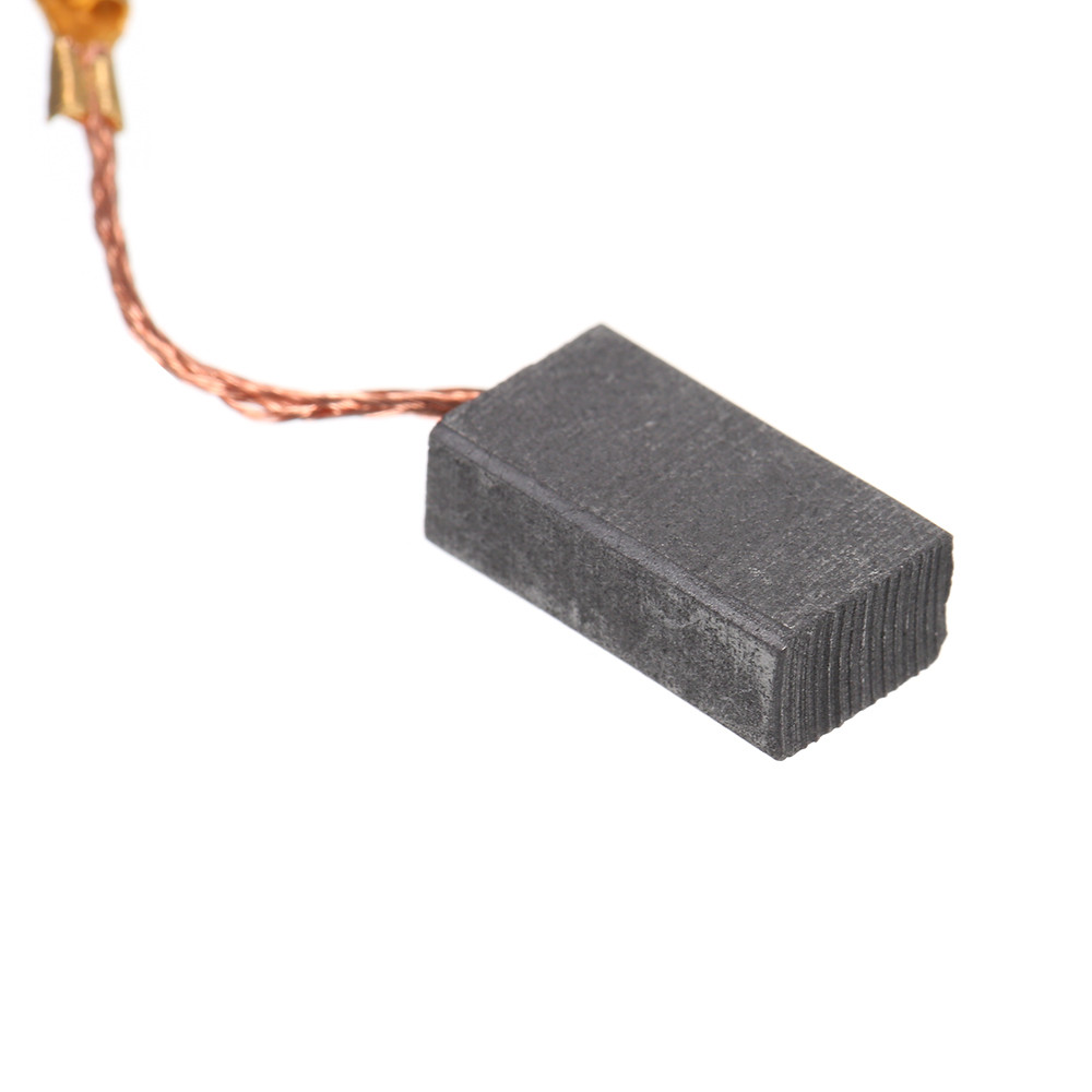 Mamamoo1-TH 10 ชิ้น Mini แปรงคาร์บอนสีดำอะไหล่ทดแทนพร้อมสปริง 25 มม. และแกนทองแดงสำหรับเครื่องเจาะไฟ