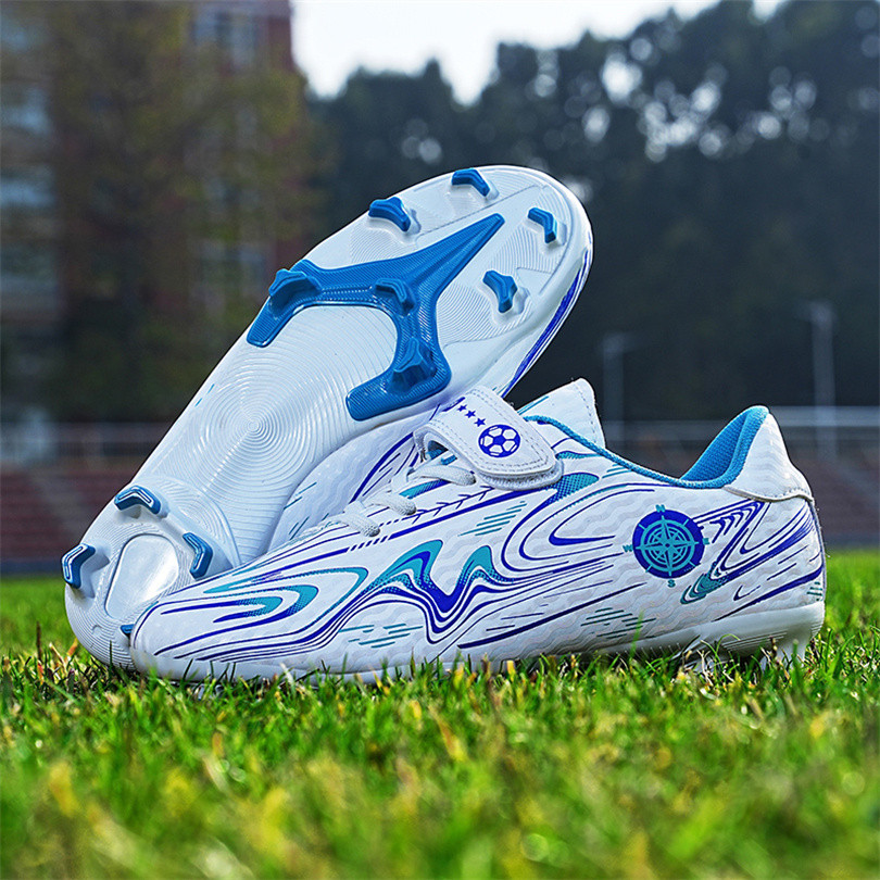 รองเท้าสนามฟุตบอล Society Cleats รองเท้าฟุตบอล Professional BoyFootball รองเท้าหญ้าการฝึกอบรม Fast ร