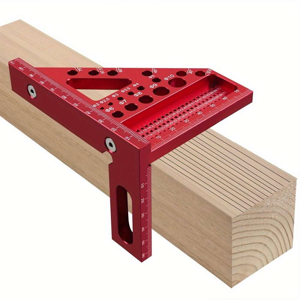 Carpenter Square 3D Multi Angle Measuring Ruler Square Protractor Woodworking