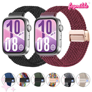 สายไนลอน for Smartwatch Huawei Watch Fit 4/Fit 4 Pro/Fit 3 อุปกรณ์เข็มขัดสายรัดนุ่มสำหรับกีฬา for Huawei Watch Fit 3
