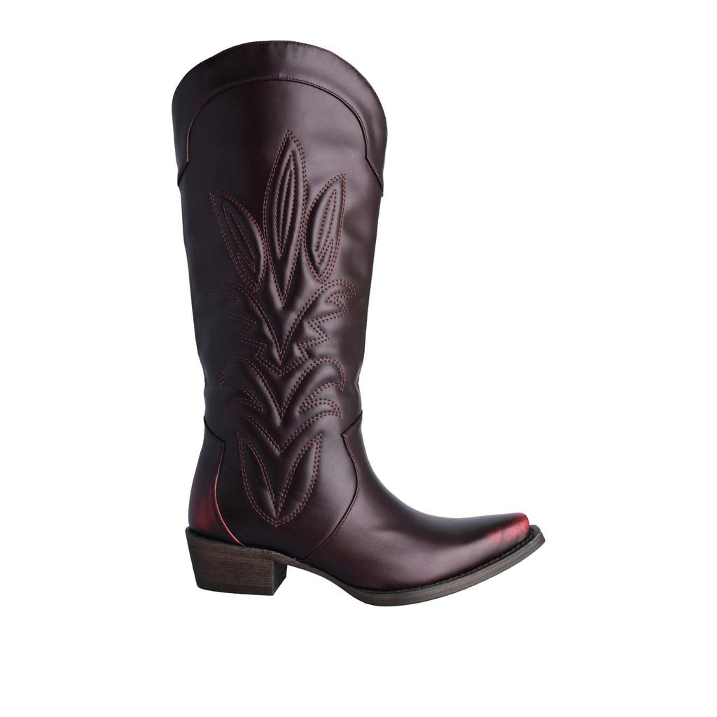 Villains SF DURANGO Cowboy Boots รองเท้าบูทผู้หญิง ส้นสูง 1.6"