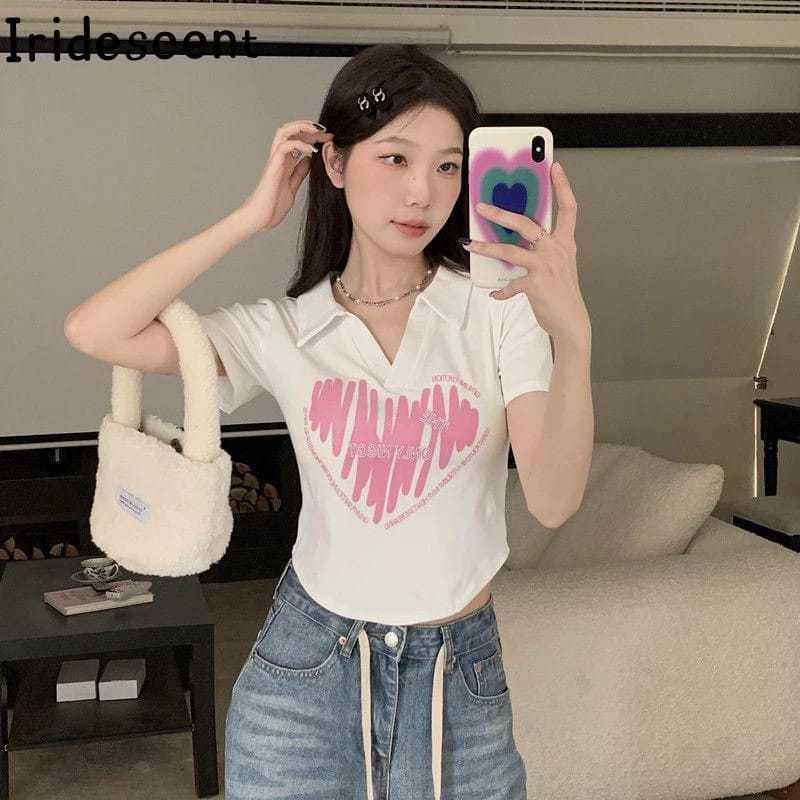 เสื้อครอปสตรี 20K คอปกทิวทัศน์ (LD 88, PJ 52)