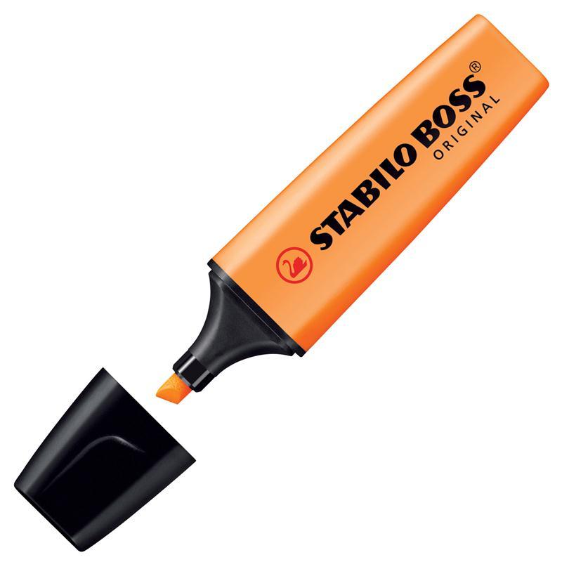 STABILO BOSS ปากกาเน้นข้อความ สีส้ม