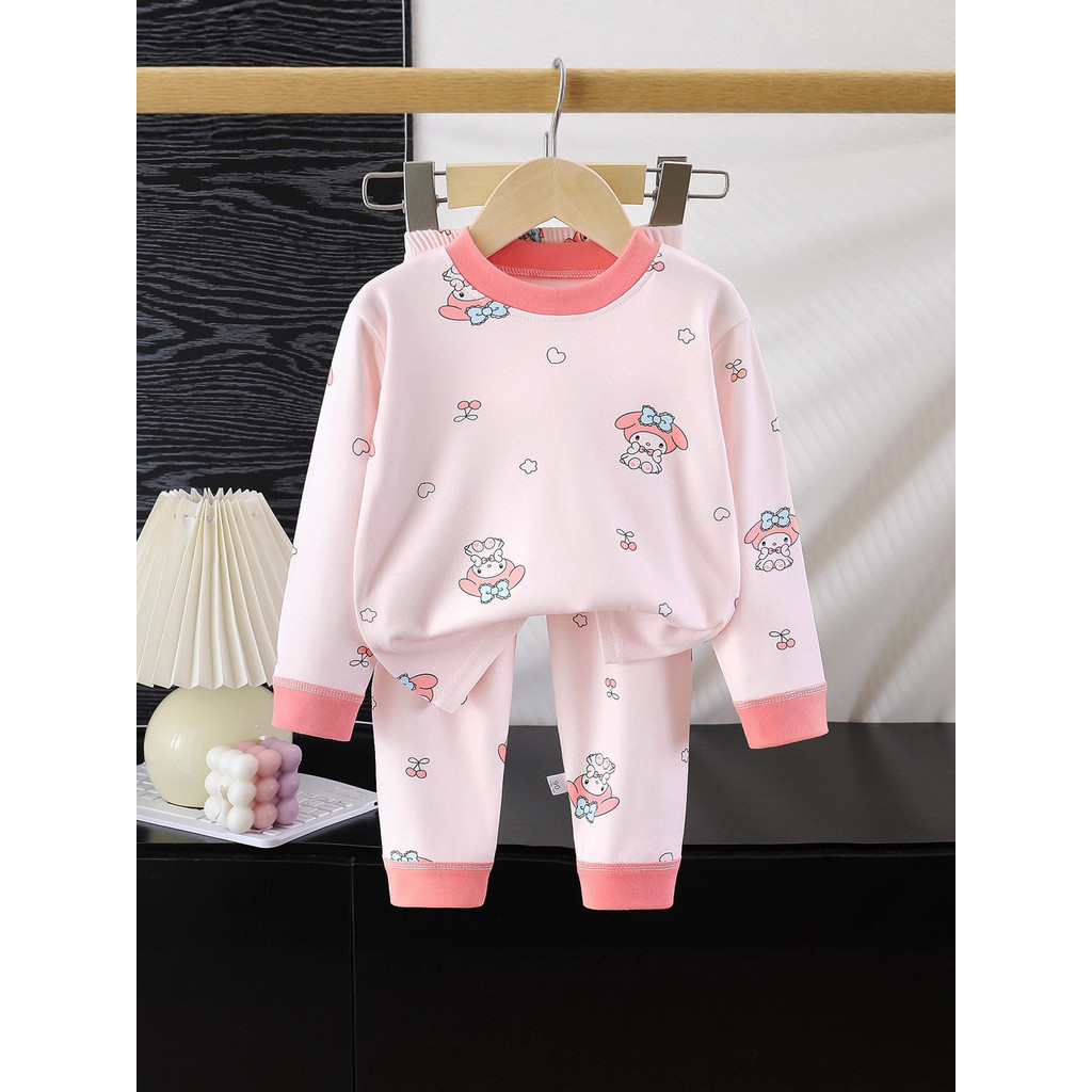 【YAOEENH】สูทฤดูใบไม้ร่วงฤดูหนาว 80-140cm สำหรับเด็ก ลายการ์ตูนและขนแกะแบบเยอรมัน ใส่สบายในบ้าน - รูปที่ 3