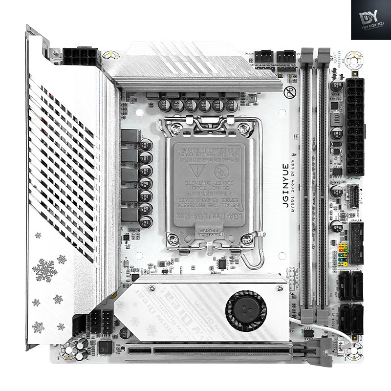 MAINBOARD (เมนบอร์ด) B760i Mini itx DDR4 เมนบอร์ด 2.5G การ์ดเครือข่ายคอมพิวเตอร์ 1700 Pins รองรับ 12