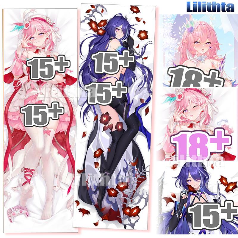 ปลอกหมอน Dakimakura Honkai: Star Rail Elysia Cyrene และ Acheron Body-pillow Cover Custom Made