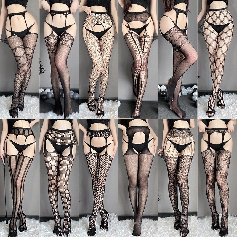 Sexy secrets⚜️⚜️ ถุงน่องตาข่าย ถุงน่องเซ็กซี่ 🎩🎩บาง หลากหลายสไตล์ จัดส่งภายใน 1-3 วันทำการ