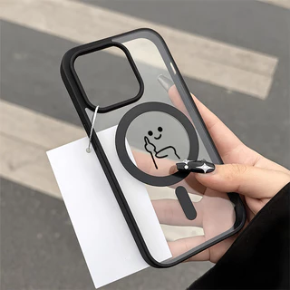 แม่เหล็ก 🛰เคสใสกันกระแทกลายน่ารัก🛰ไอโฟน17 Air 11 12 13 14 15 16 17 PROMAX 17 16 15Pro 16 15 14PLUS 8 7Plus XR X XS XSMAX