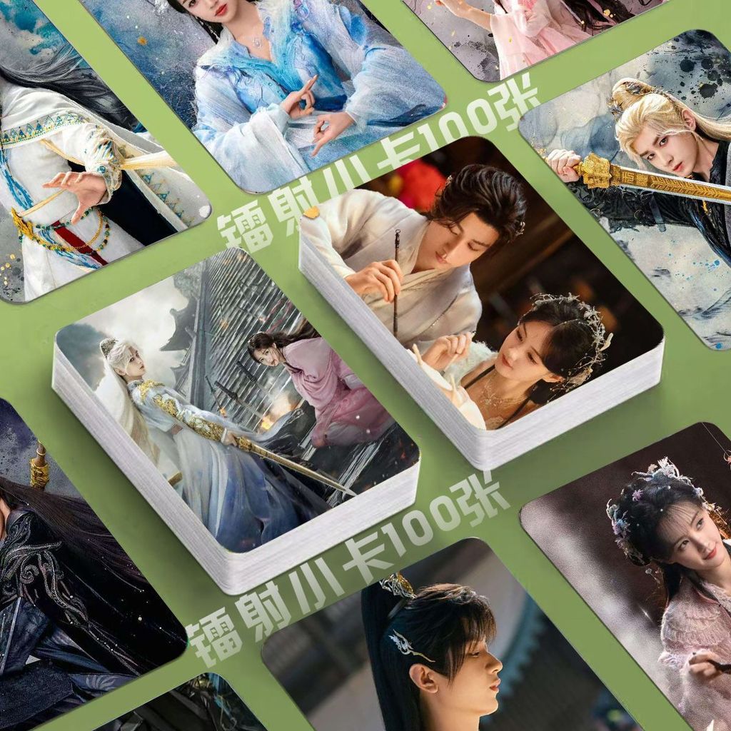 [Ready Straw] Tiandi Kenshin Laser Card Chengyi Li Yitong Guo Junchen Drama Photo Customization 10 ซ