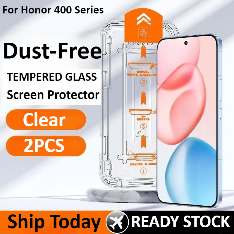 สําหรับ Honor 400 300 GT Pro Magic 8 7 X9D X70i X60 ล้างฝุ่นฟรีกระจกนิรภัย 400pro mgaic8 x9d 80gt x5